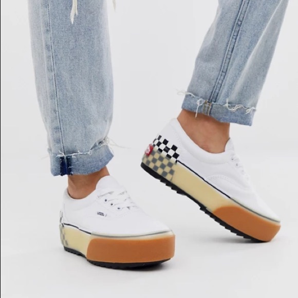 Vans Era Stacked White Checkerboard - Picture 2 of 8